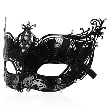 SINSEN Benátska maska pre mužov Dámske, luxusné maškarné masky Módna párty PVC maska Halloween