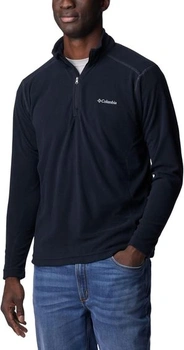 Pulóver s polovičným zipsom Columbia Klamath Range II, Nero (čierny), L