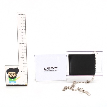 Kožená černá peněženka LEAS 1420-01-01R-KS