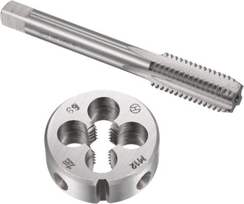 sourcing máp Sada závitníkov a matríc, M12 x 1,75 metrický metrický ľavý závit frézovanie závitu s