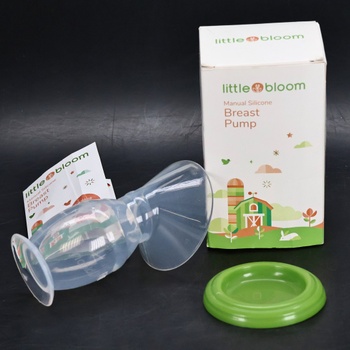 Littlebloom silikonová odsávačka mateřského mléka – odsávačka mateřského mléka 100% bez BPA ruční