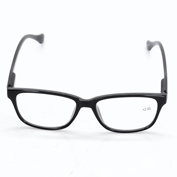 Brýle na čtení Opulize + 2.00 černé 4 ks