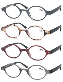 MODFANS 4 Pack 3.0 Brýle na čtení pro muže/ženy, čirý…