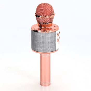 Růžový mikrofon pro děti Laqula 
