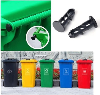Naisfei 6ks čapy závesu veka popolnice čapy závesu popolnice pre 50L/80L/100L/120L/240L popolnice