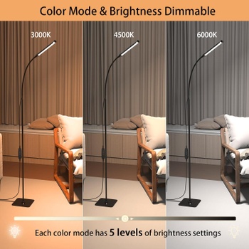 Stojacia lampa Ifalarila TBL724RF-BK čierna