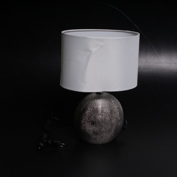 Stolní lampa Wofi 845601706000 stříbrná