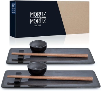 10dílná sada nádobí Moritz & Moritz, šedá