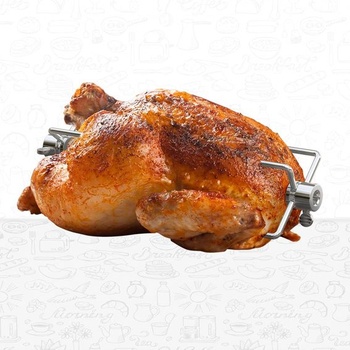 Jehly na maso Onlyfire Heavy Duty Vidlicové špízy pro grilovací grilovací rožeň, nerezová ocel,