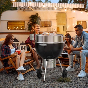 Jehly na maso Onlyfire Heavy Duty Vidlicové špízy pro grilovací grilovací rožeň, nerezová ocel,