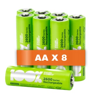 Batéria AA PeakPower 8 ks