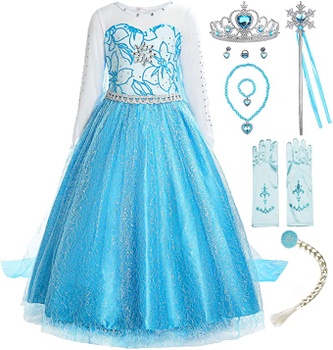 Dívčí šaty princezny ReliBeauty velikost 128