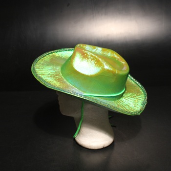 Kovbojský klobouk unisex zelený