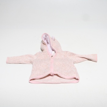 Dětská bunda růžová s kapucí