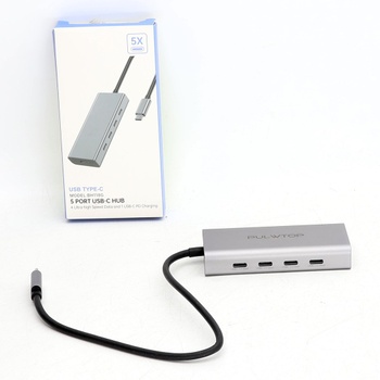 USB C Hub PULWTOP s piatimi výstupmi