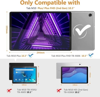 Puzdro Hianjoo kompatibilné s Lenovo Tab M10 FHD Plus Gen 2 10,3