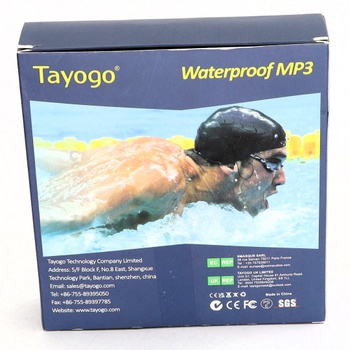 MP3 prehrávač Tayogo W16, žltý vodotesný
