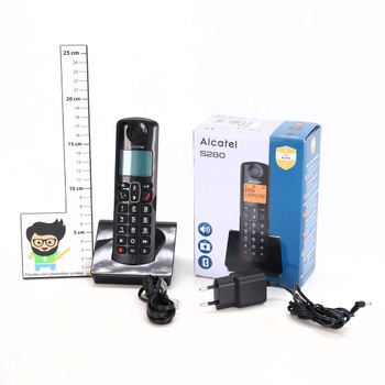 Černý telefon Alcatel S280 