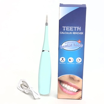 Přístroj na čištění zubů, modrý 