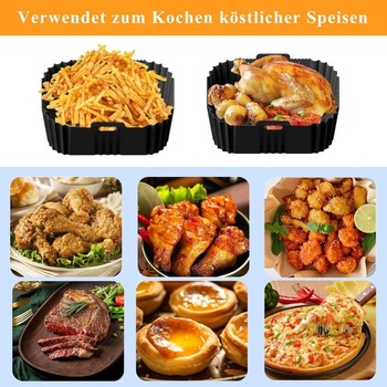 Silikónová teplovzdušná fritéza pre Ninja Foodi Dual Zone SL400EUCP AF400EU AF300EU, Airfryer
