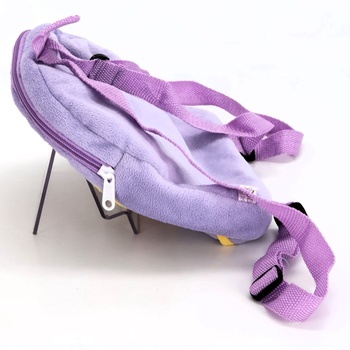 Dětský fialový batoh s panáčkem