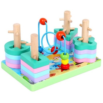 Dřevěné hračky Felly od 1 roku | Montessori hračky od 1 2 3 let | Motorické hračky pro miminko od