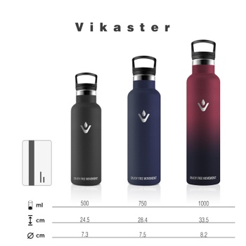 Termoska Vikaster 1000ML farebná 37 cm