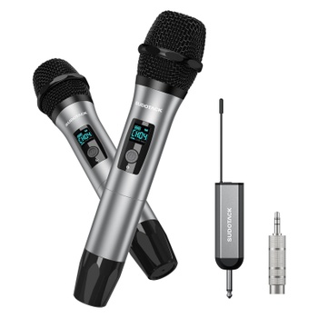 Duálny šedý mikrofón SUDOTACK SWP-A20