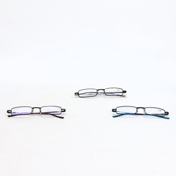 Dioptrické brýle Hubeye na čtení +1.50 3 ks