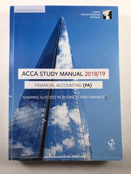 ACCA Financial Accounting Study Manual 2018-19