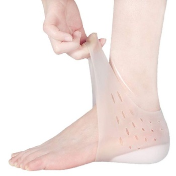 Silikonové vložky LEZED pro zvýšení výšky podpatku Neviditelná výška zdvihu paty Ponožky Silikonový