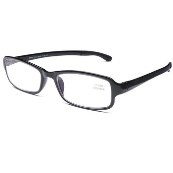 DOOViC Brýle na čtení s filtrem modrého světla Flexibilní černé brýle na počítač s pevným