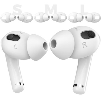 AHASTYLE Ear Pad Zátkové chrániče sluchu pro Apple AirPods 3 Silikonové 3 páry (S+M+L) Zátkové