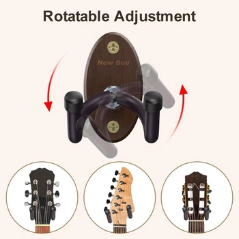 Nový nástenný držiak na gitaru Bee, držiak na gitaru na stenu basgitara, elektrická gitara, banjo