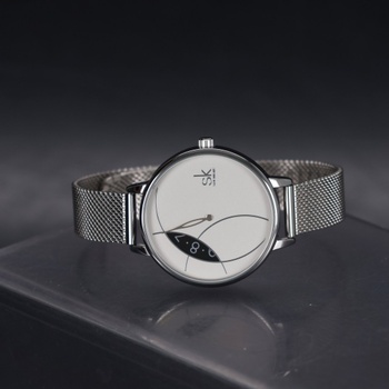 Dámske hodinky Shengke K0039L strieborné