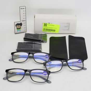 Dioptrické brýle MMOWW DEL006-3pc-Gray-3.0
