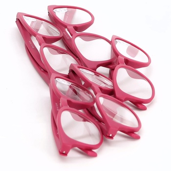 Dioptrické brýle Opulize Fuchsia pink +1.00