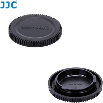 JJC krytka tela + zadná krytka objektívu pre Micro Four Thirds systém (M4/3), tj. bezzrkadlovky