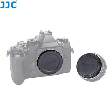 JJC krytka tela + zadná krytka objektívu pre Micro Four Thirds systém (M4/3), tj. bezzrkadlovky