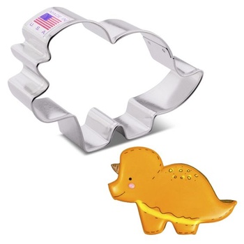 Triceratops Dinosaur Cookie Cutter, 4,2 palce, Made in USA od Ann Clark