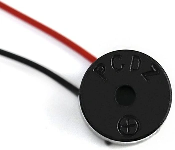 QWORK 20 kusů elektronický bzučák, 3-12 V aktivní bzučák 85 dB, bzučák alarm piezo, délka kabelu 50