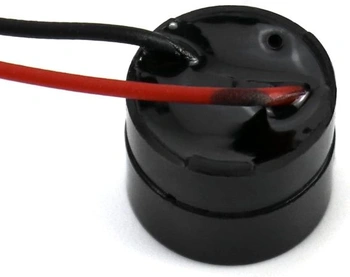 QWORK 20 kusů elektronický bzučák, 3-12 V aktivní bzučák 85 dB, bzučák alarm piezo, délka kabelu 50