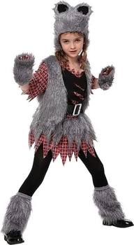 Dievčenská vesta Spooktacular Creations Kostým vlkolaka na Halloween