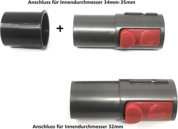 Súprava adaptérov kompatibilná s Dyson V7, V8, V10, V11, V12, V15, Gen5 pre príslušenstvo s vnútorným