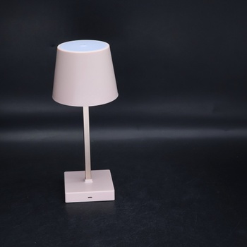 Stolní lampa Mijoma, světle růžová LED