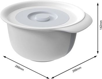 Rotho 1043302590 Fresh sada 2 misiek 1,2 l + 4l s viečkom, plast