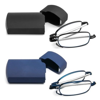 KoKoBin skládací brýle na čtení po 2 kusech vyrobené z nerezové oceli Mini Anti-Blue Vision Pomůcka