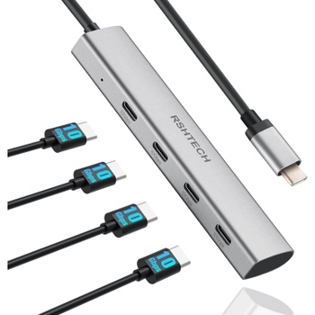USB HUB RSHTECH 10Gbps 4 výstupy