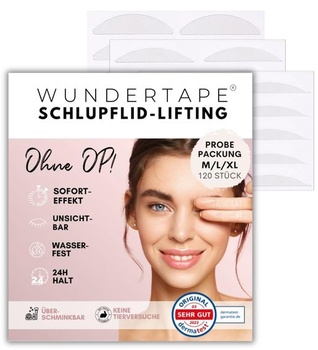 WUNDERTAPE Slipping Eyelid Stripes Sklzné pásky na očné viečka pre lifting očných viečok bez