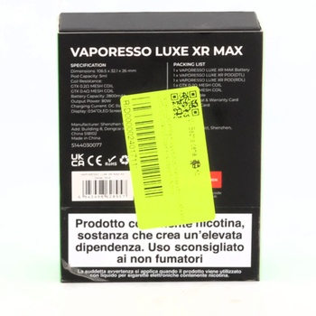 Elektronická cigareta Vaporesso XRMAX